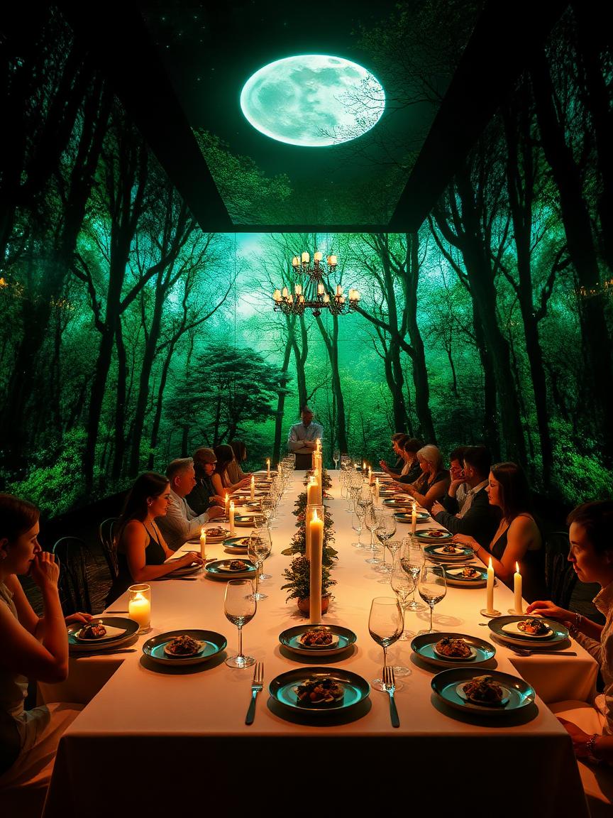 Immersive Dining event hosted at Tesoro Venue